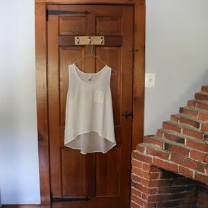 Breezy White Tank Top